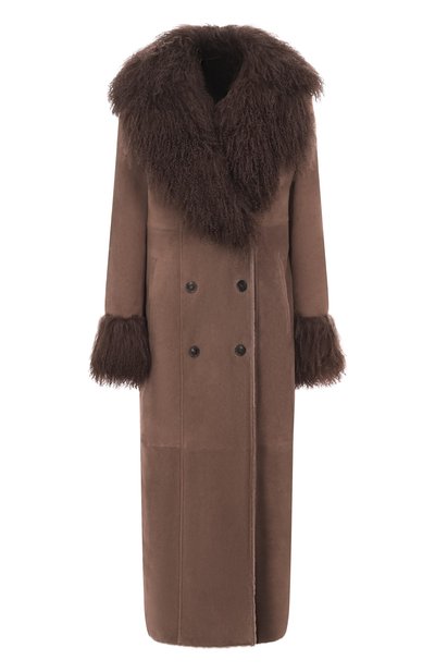 Женская дубленка из овчины MVST, арт. M25.1MW.F006/BIG SIZE/TEMPESTA