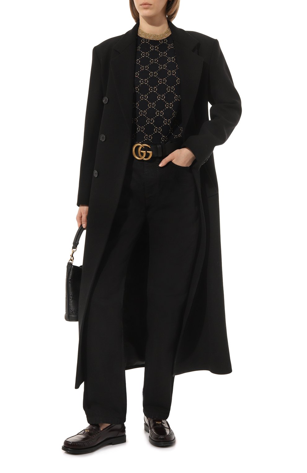 Хлопковый пуловер GUCCI, арт. 526759 X9W83, фото 2