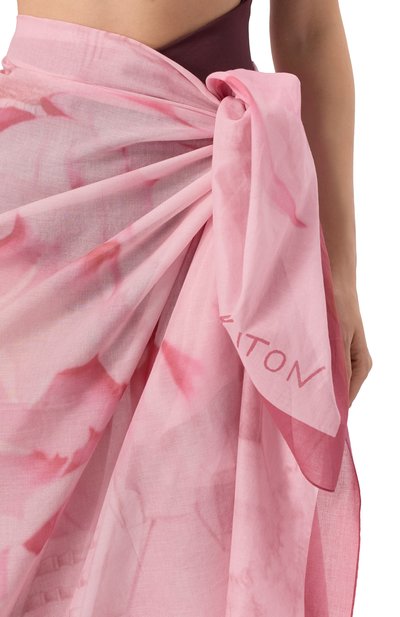 Хлопковое парео KITON, арт. D53753K0957F02, фото 5