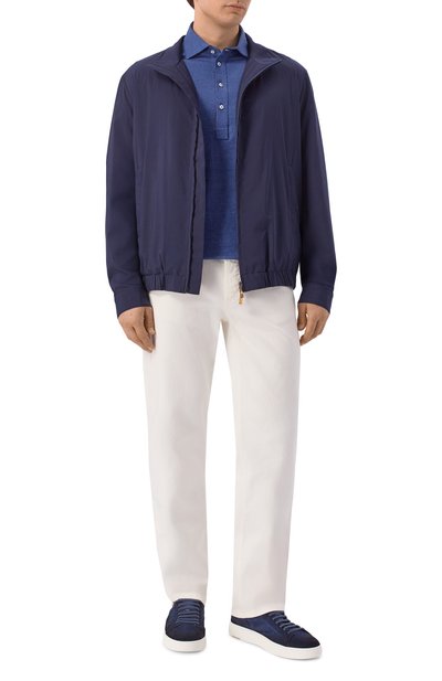 Поло изо льна и хлопка BRUNELLO CUCINELLI, арт. MR8273915, фото 2