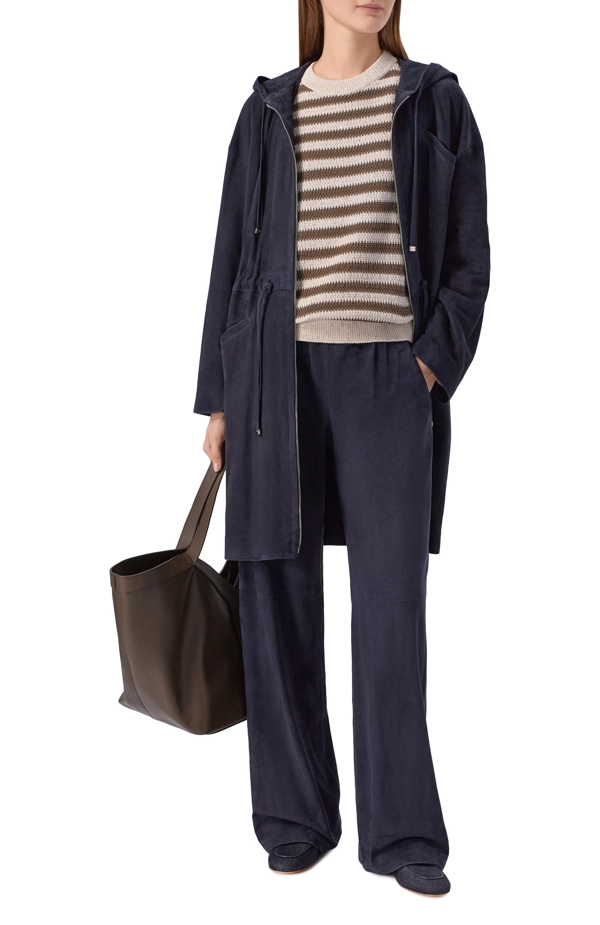 Замшевая парка KITON, арт. D61674K0918F, фото 2