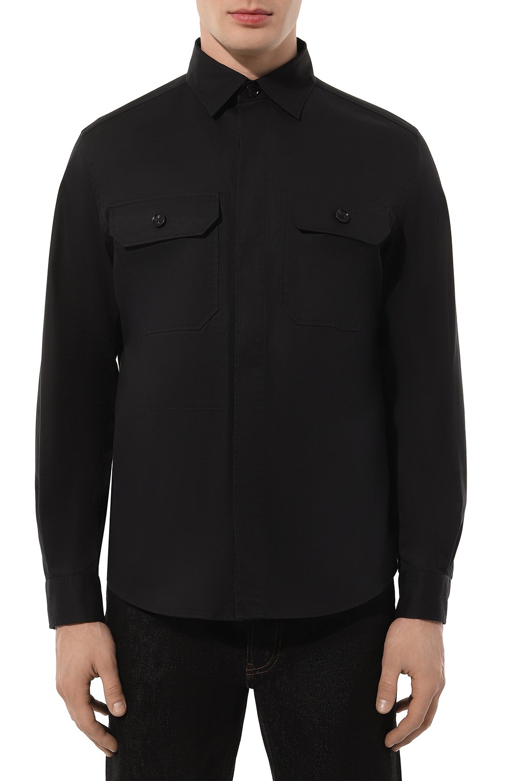 Хлопковая рубашка ZEGNA, арт. UDV16A7/S0T8, фото 3