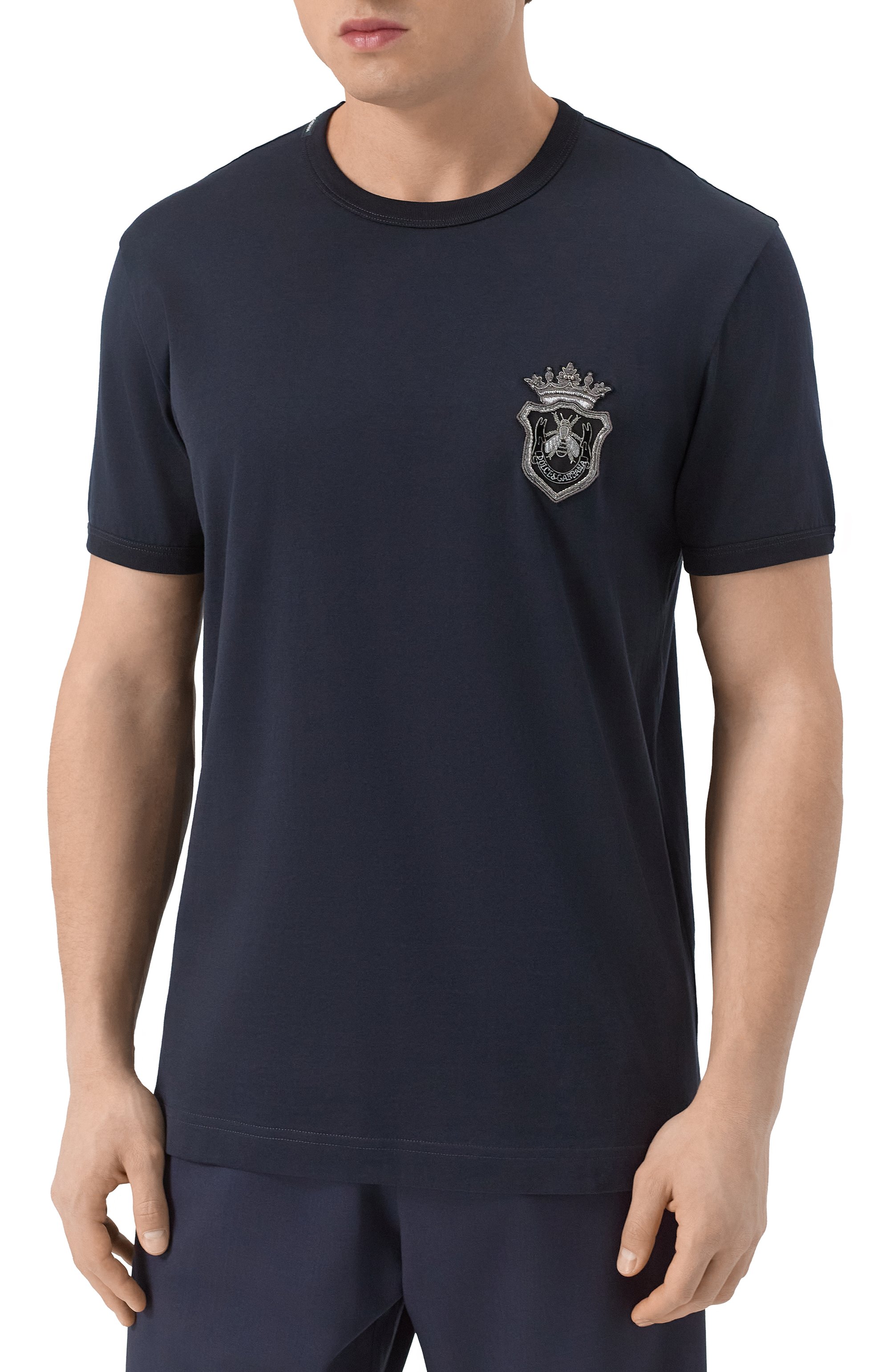 Хлопковая футболка DOLCE & GABBANA, арт. G8PV1Z/G704C, фото 3