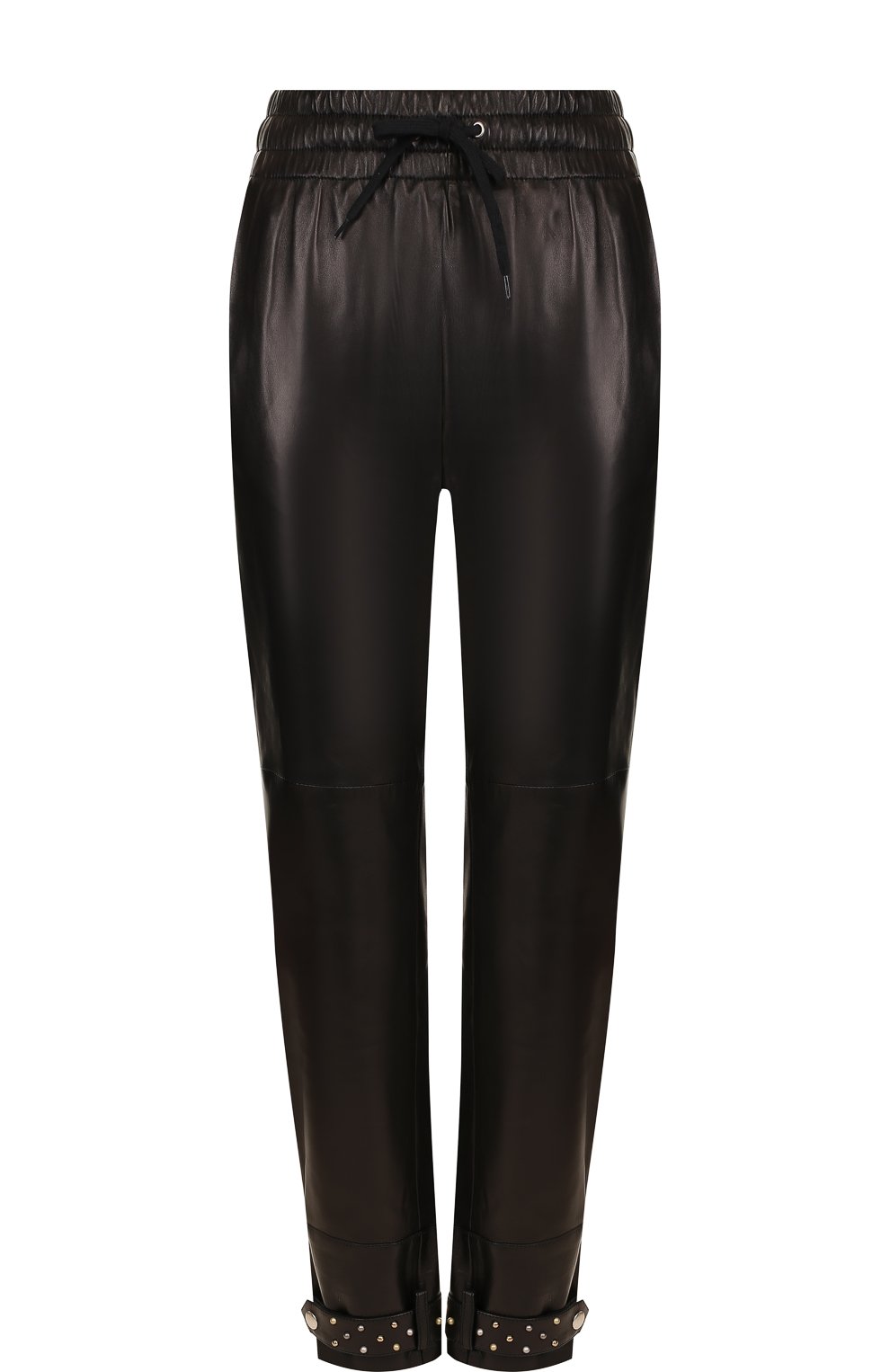 Укороченные кожаные брюки с эластичным поясом GIVENCHY, арт. BW5060607D, фото 1