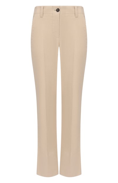 Женские хлопковые брюки BRUNELLO CUCINELLI, арт. MB152P8854