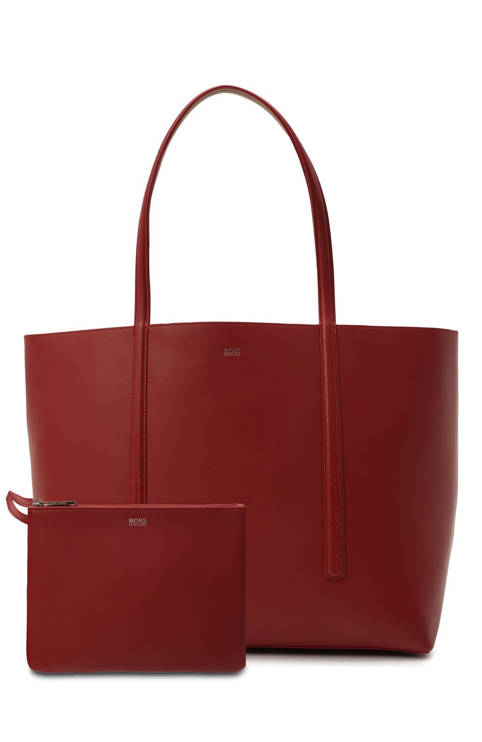 Сумка-шопер BOSS красного цвета по цене 44500 руб., арт. 50449120, фото 5 Сумка-шопер BOSS, арт. 50449120, фото 5