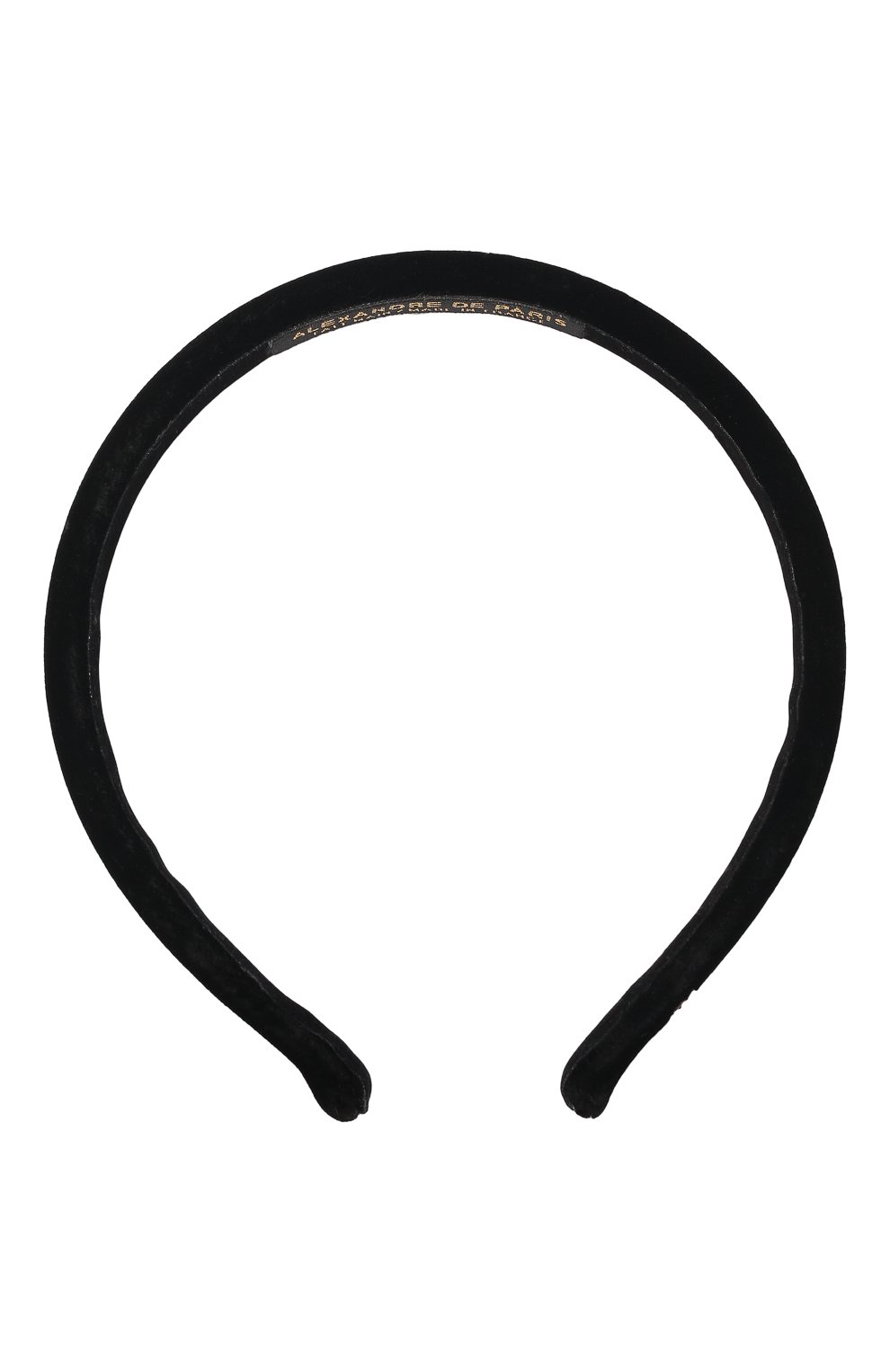 Ободок для волос ALEXANDRE DE PARIS черного цвета по цене 8820 руб., арт. THB-17404-10 N, фото 1 Ободок для волос ALEXANDRE DE PARIS, арт. THB-17404-10 N, фото 1