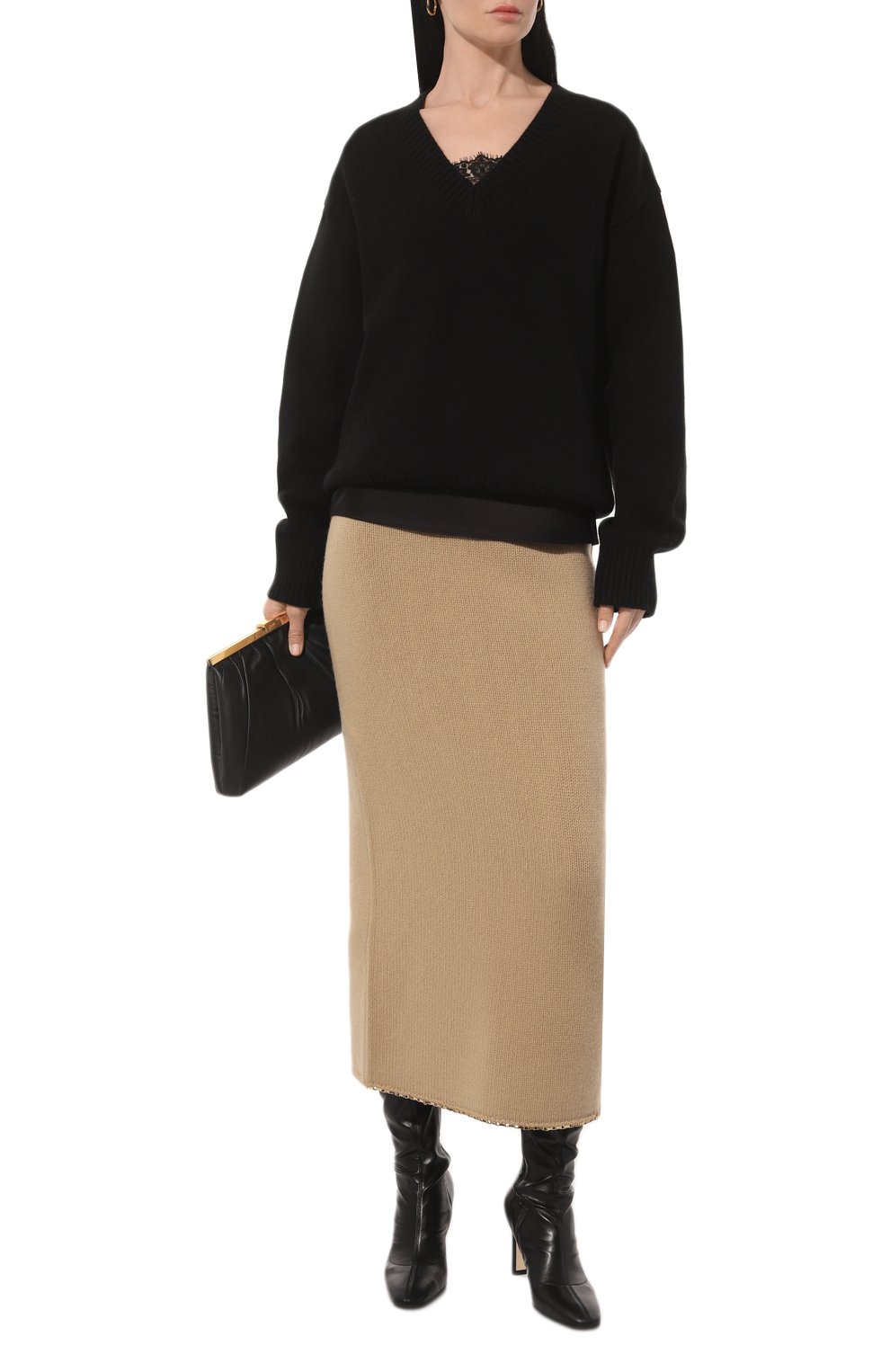 Шерстяная юбка TOTEME, арт. 241-WRB1074-YA0004, фото 2