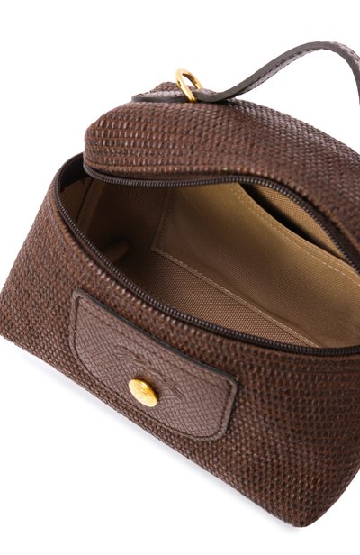 Сумка le panier pliage xs LONGCHAMP темно-коричневого цвета по цене 39950 руб., арт. 10187HGK/HGK, фото 5 Сумка le panier pliage xs LONGCHAMP, арт. 10187HGK/HGK, фото 5