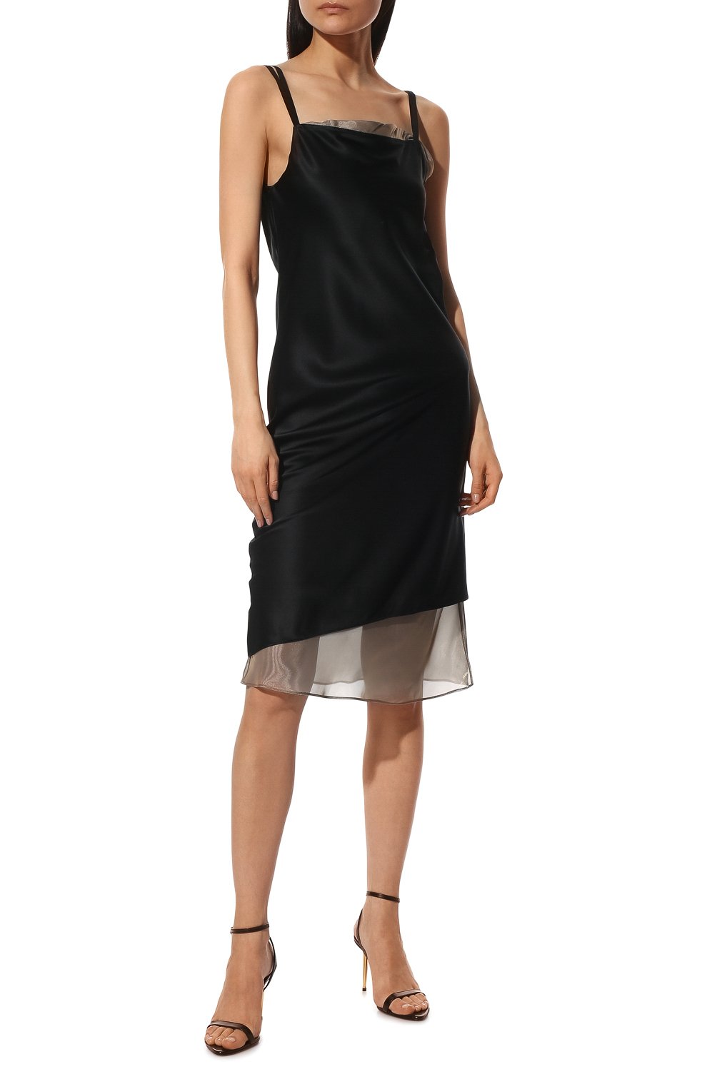 Атласное платье HELMUT LANG, арт. L09HW601, фото 2