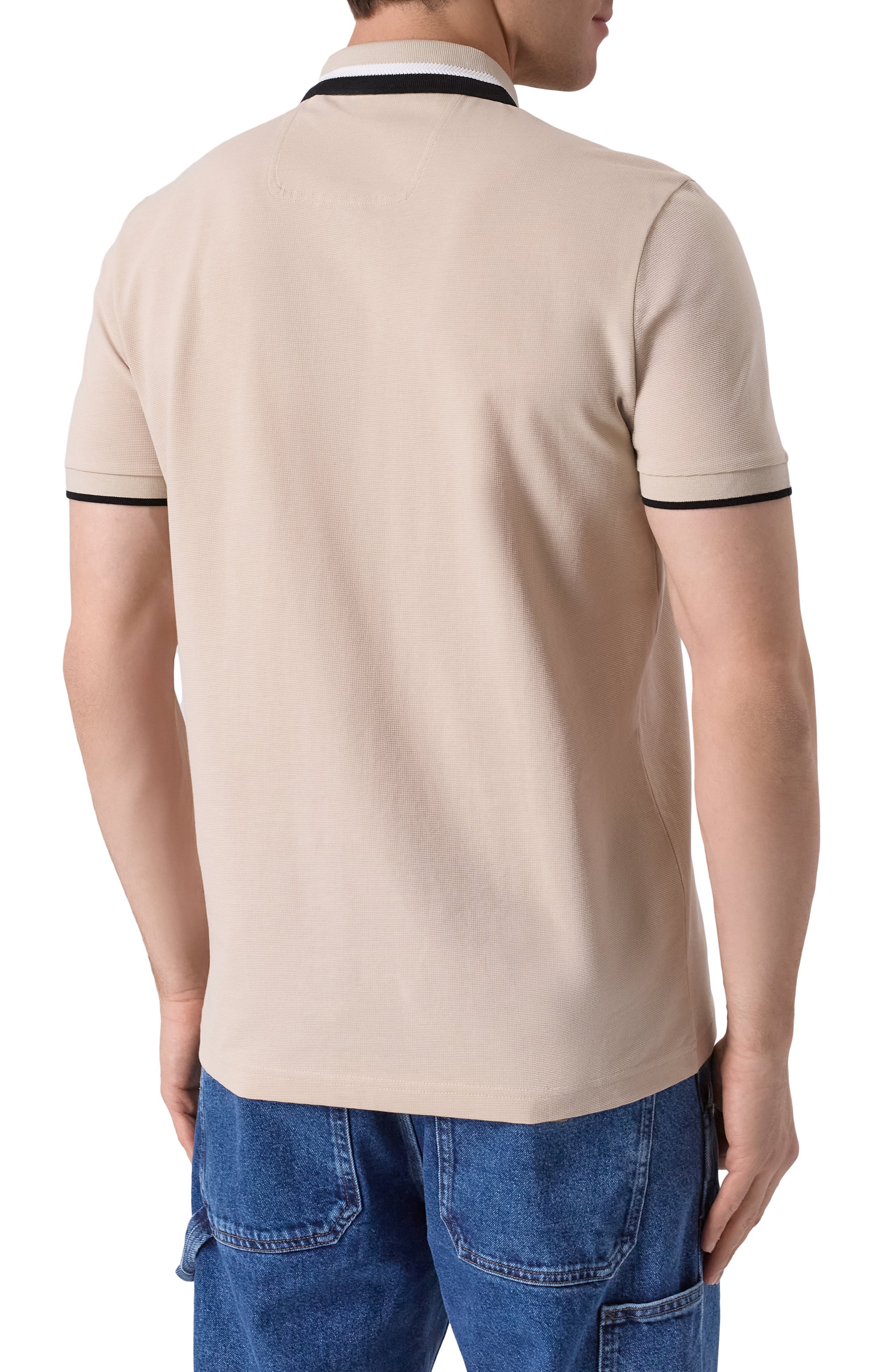 Хлопковое поло BOSS GREEN, арт. 50538101, фото 4