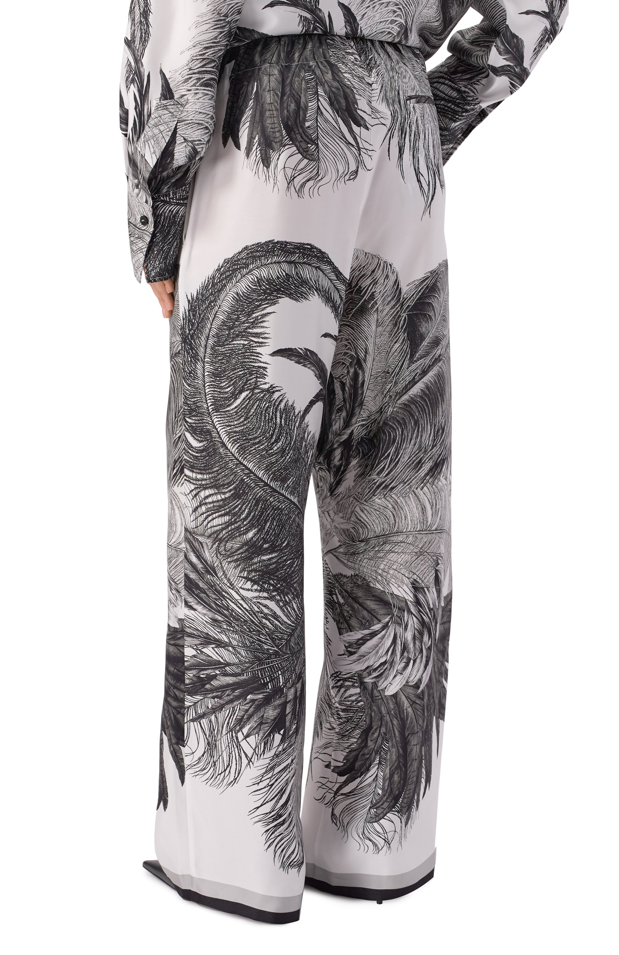 Шелковые брюки THE ATTICO, арт. 260WCP00258/SSS026PR, фото 4