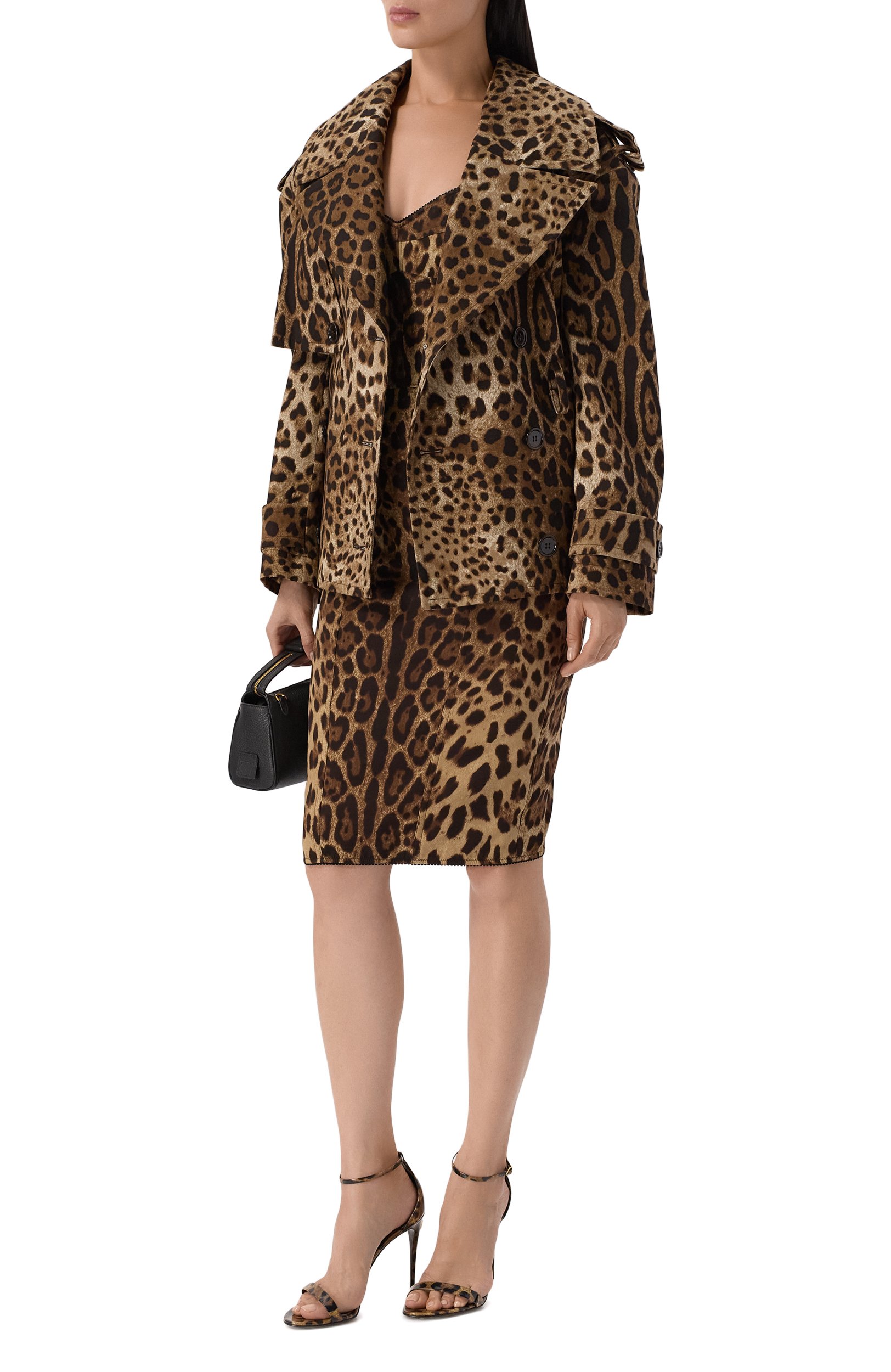 Хлопковый тренч DOLCE & GABBANA, арт. F9U46T/FSFN4, фото 2