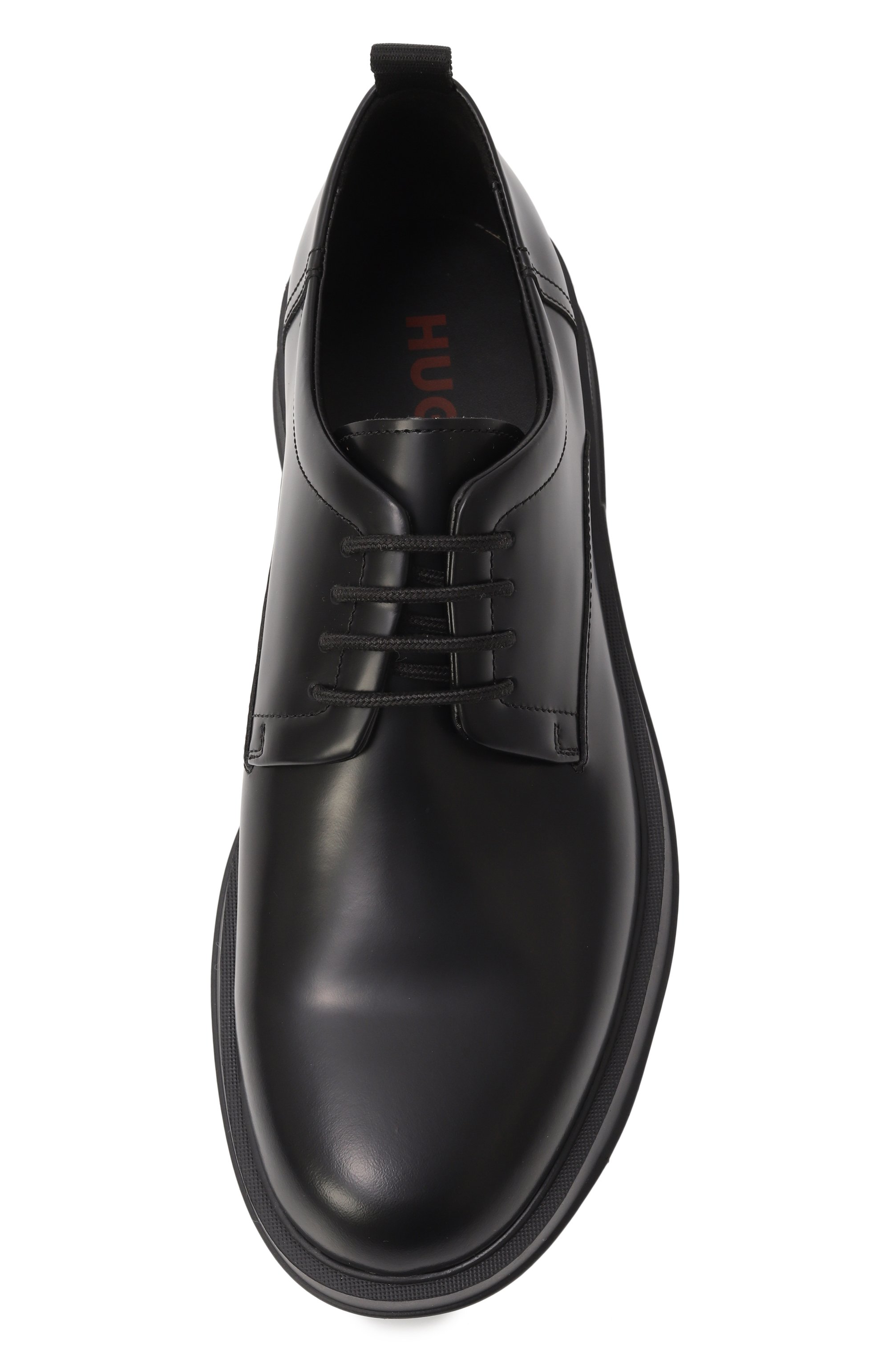 Кожаные дерби lenner HUGO черного цвета по цене 29850 руб., арт. 50541841, фото 6 Кожаные дерби lenner HUGO, арт. 50541841, фото 6