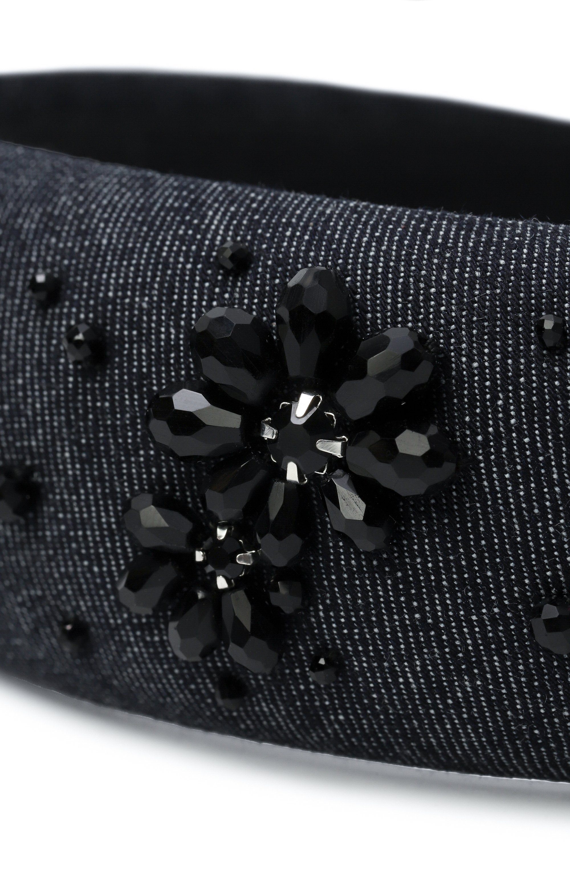 Ободок для волос PANFIL темно-синего цвета по цене 21000 руб., арт. JIN3-BND-DB, фото 4 Ободок для волос PANFIL, арт. JIN3-BND-DB, фото 4