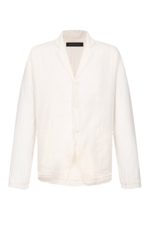 Льняной пиджак Never Enough 2B5M091-492/MJA054 Белый 2B5M091-492/MJA054