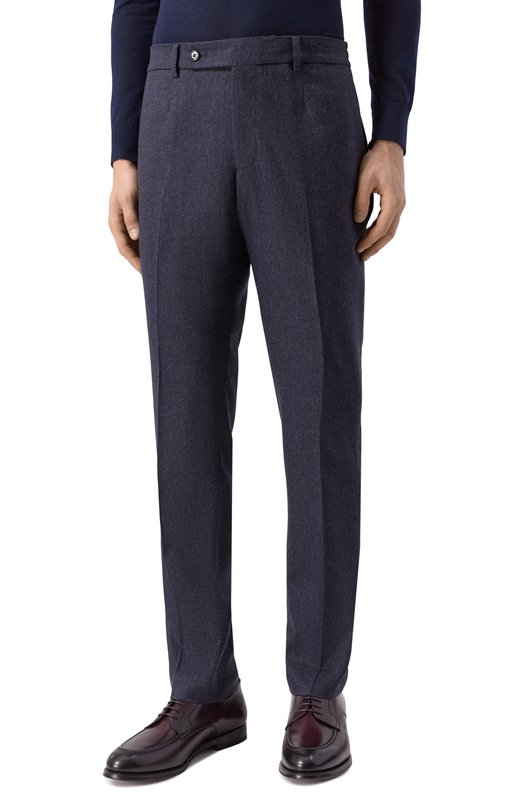Шерстяные брюки Berwich GL0BE/FA1224X Синий  GL0BE/FA1224X Фото 3