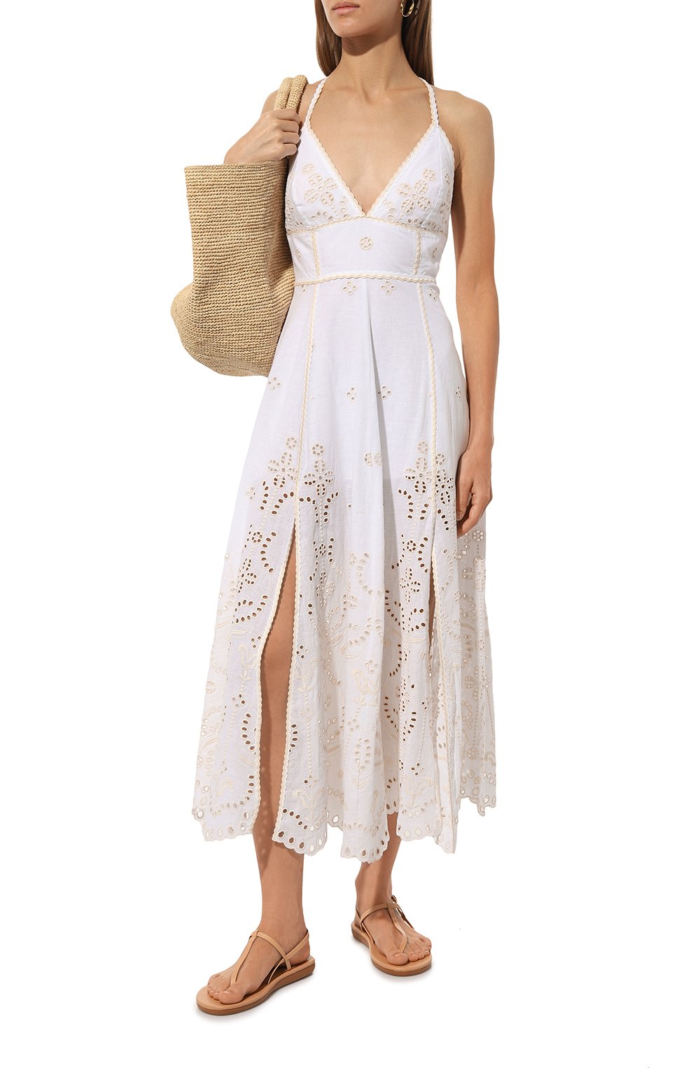 Платье из хлопка и льна CHARO RUIZ IBIZA, арт. 244622, фото 2