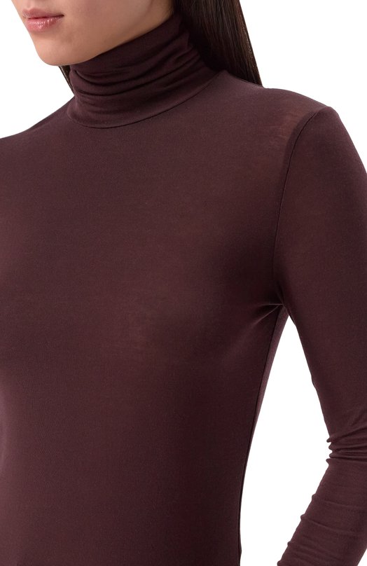 Водолазка из лиоцелла Pascale Agolde A72381618 Бордовый  A72381618 Фото 5