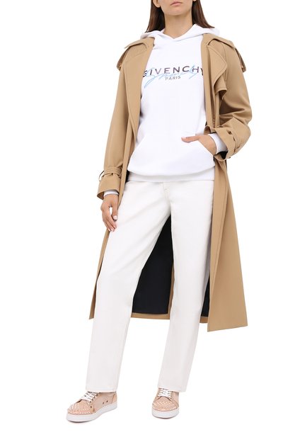 Кожаные кеды vieira spikes CHRISTIAN LOUBOUTIN, арт. vieira spikes flat pat/vv/spec, фото 2