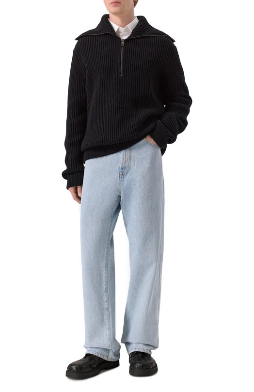 Кожаные ботинки Haddock Bottega Veneta 837876/V2WTA Чёрный  837876/V2WTA Фото 2