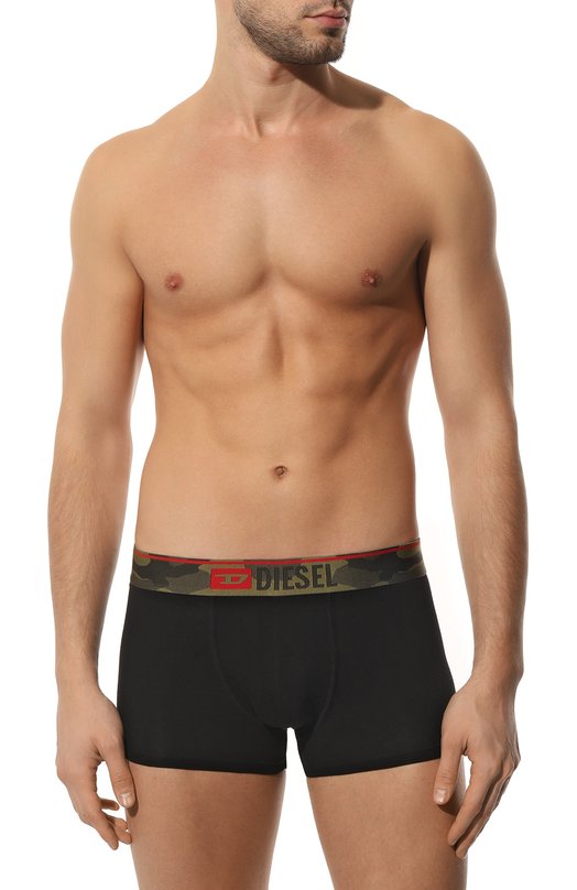 Комплект из двух боксеров Diesel 00SMKX/0WCAS Хаки  00SMKX/0WCAS Фото 2