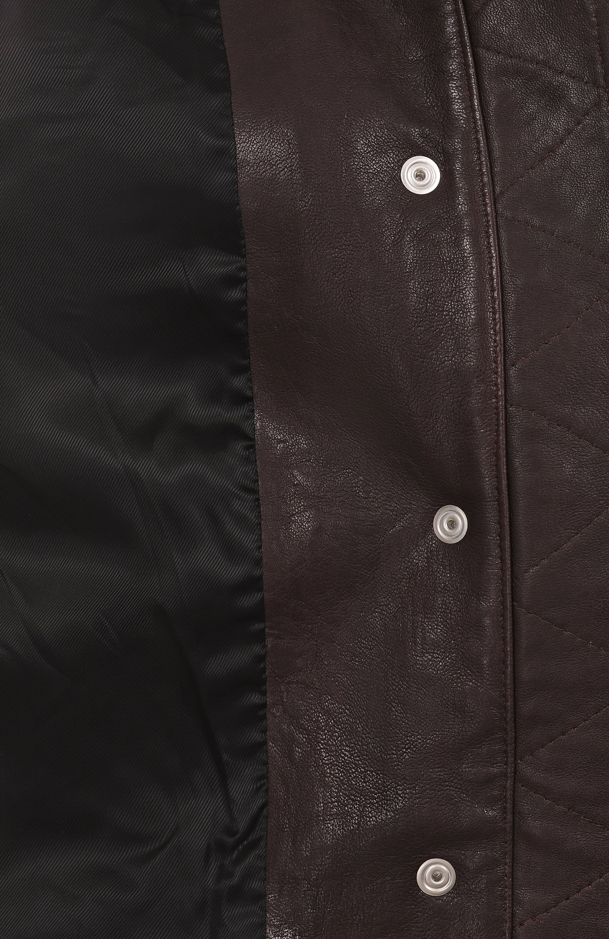 Кожаный бомбер KHAITE коричневого цвета по цене 593000 руб., арт. 6166729/L792, фото 7 Кожаный бомбер KHAITE, арт. 6166729/L792, фото 7