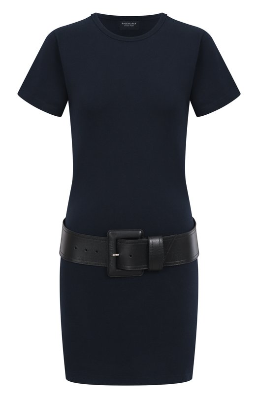 Хлопковое платье Balenciaga 829463/TNVB2 Чёрный 829463/TNVB2
