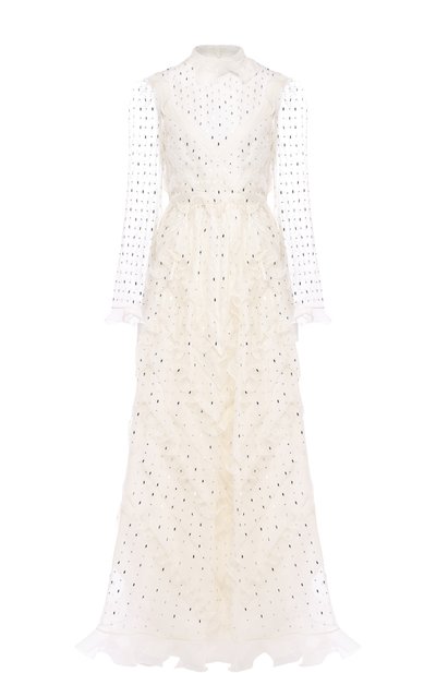 Шелковое платье VALENTINO, арт. QB2VD7Q01C8, фото 1