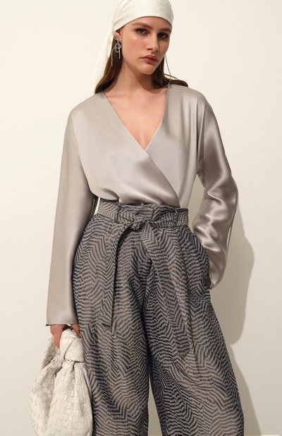 Шелковый платок ELIE SAAB, арт. SE9090J5807, фото 4