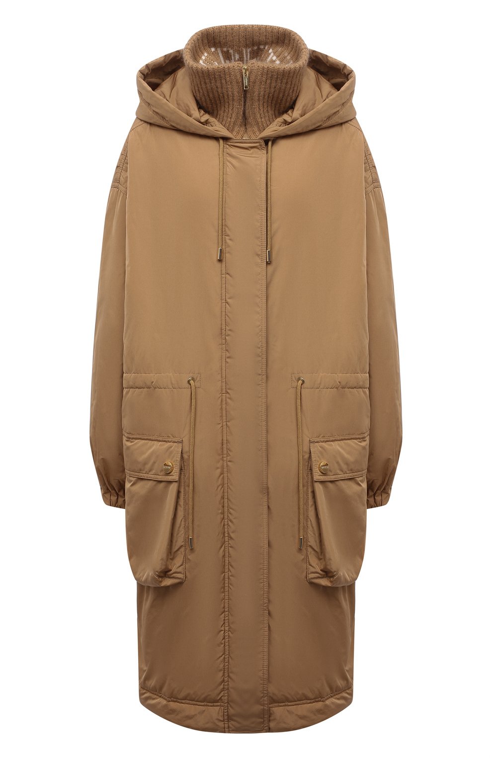 Парка ICEBERG бежевого цвета по цене 103000 руб., арт. 21I I2P0/0031/5A24, фото 1 Парка ICEBERG, арт. 21I I2P0/0031/5A24, фото 1
