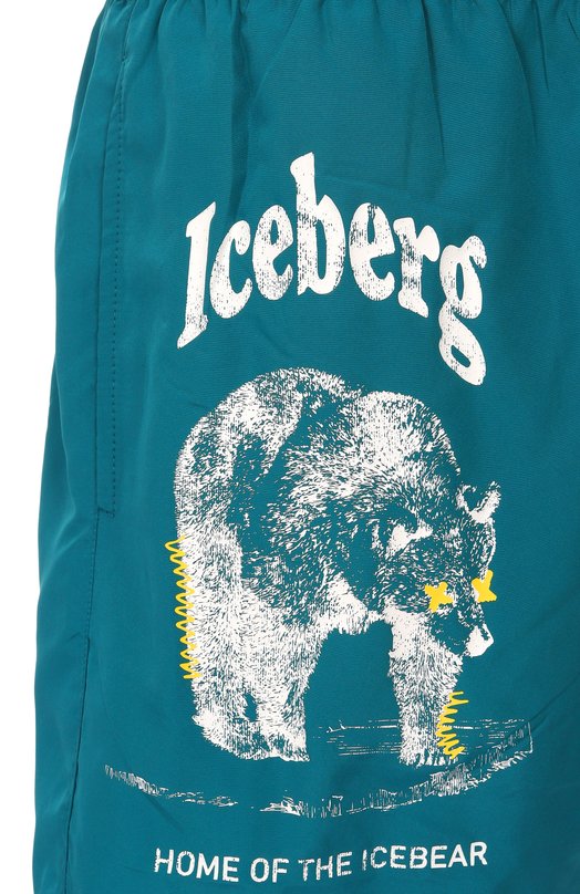 Плавки-шорты Iceberg ICE25MBS03 Зелёный  ICE25MBS03 Фото 4
