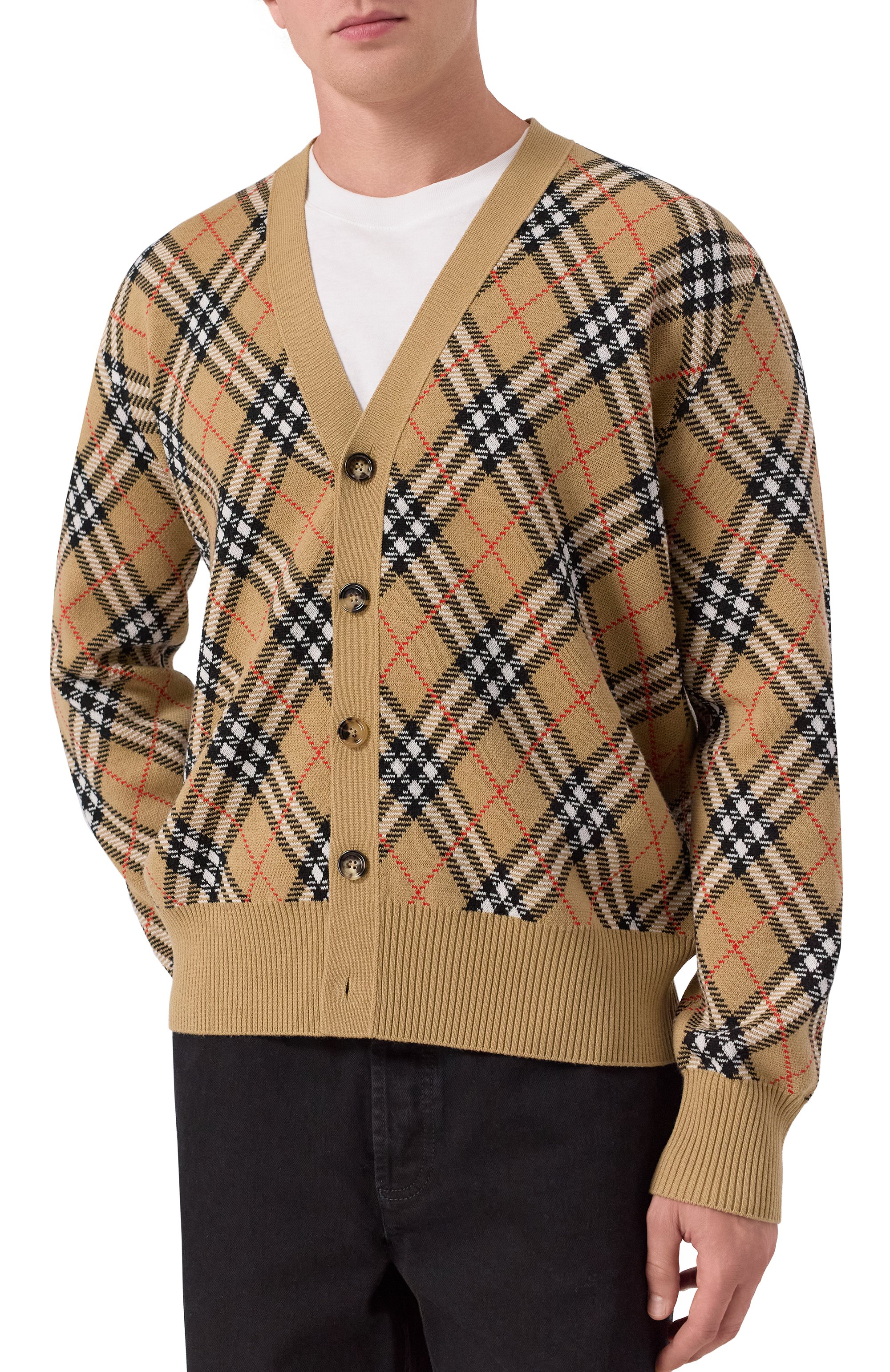 Шерстяной кардиган BURBERRY, арт. 8110629, фото 3