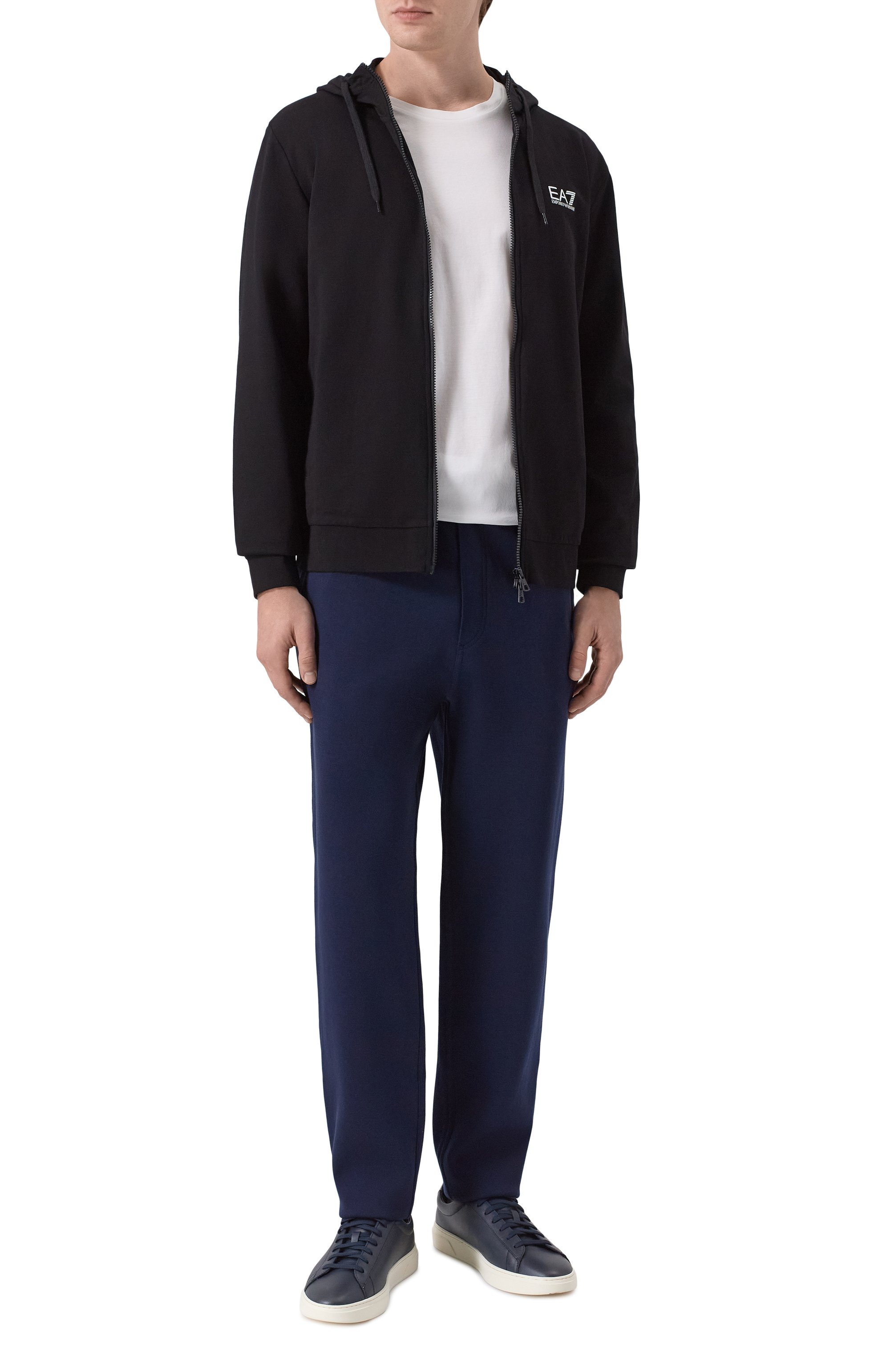 Хлопковая толстовка EA7, арт. 8NPM33/PJVRZ, фото 2