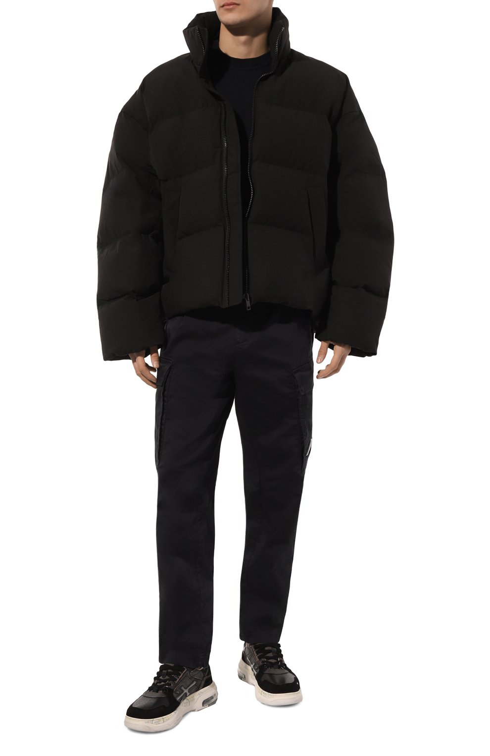 Хлопковый джемпер C.P. COMPANY, арт. 16CMKN129A004037A, фото 2