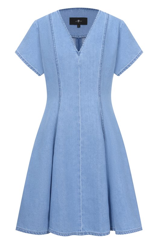 Джинсовое платье 7 For All Mankind 7U7STE38-1BA Голубой 7U7STE38-1BA