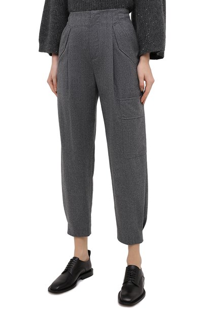 Шерстяные брюки BRUNELLO CUCINELLI, арт. MT226P7531, фото 3