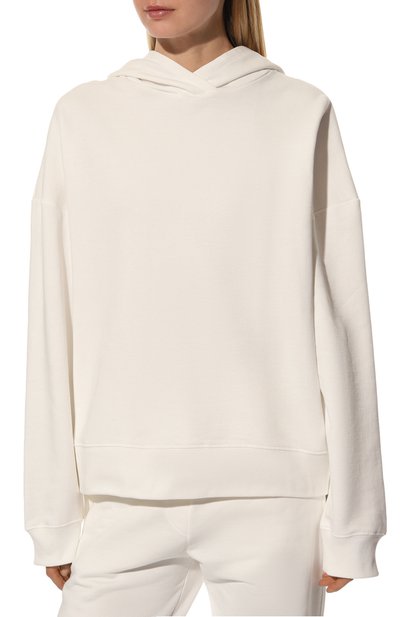 Хлопковое худи DRIES VAN NOTEN белого цвета по цене 37400 руб., арт. 222-011142-5611, фото 3 Хлопковое худи DRIES VAN NOTEN, арт. 222-011142-5611, фото 3