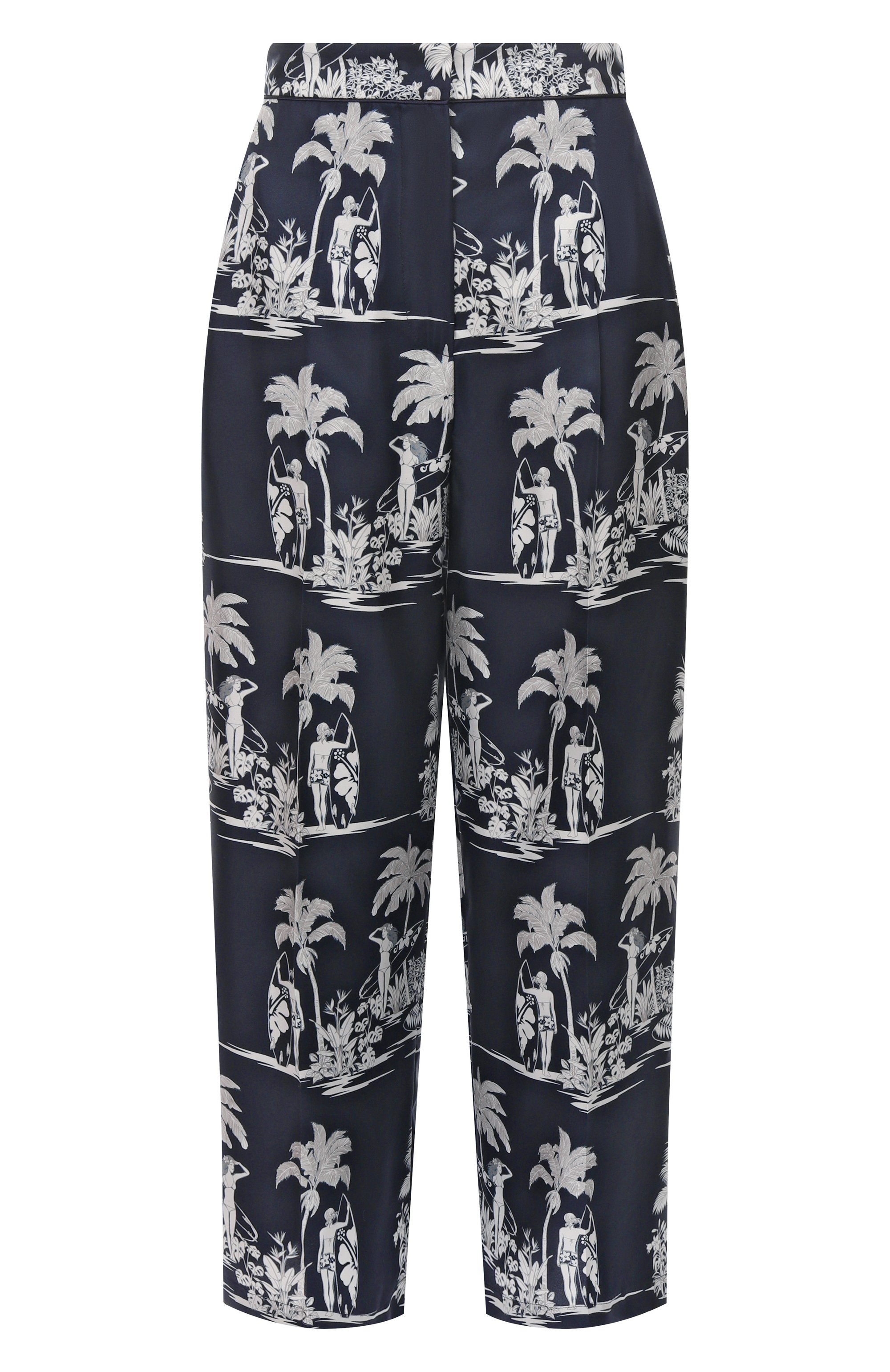 Шелковые брюки MAX MARA STUDIO, арт. PAGLIE, фото 1