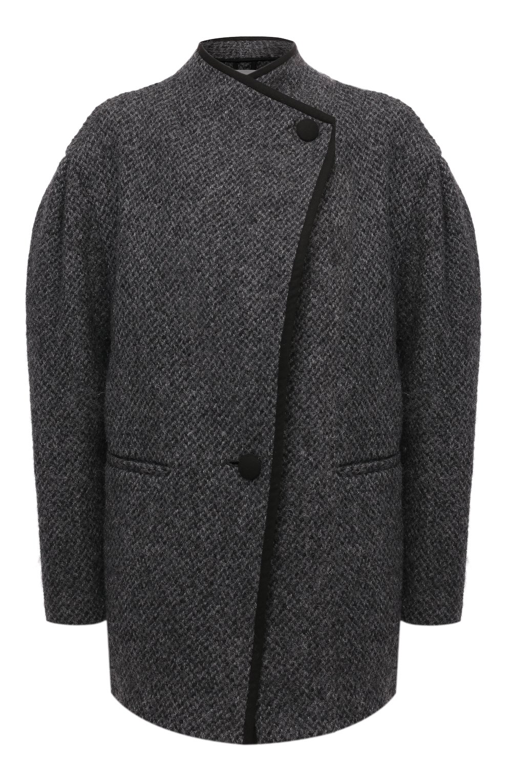 Шерстяное пальто ISABEL MARANT ETOILE серого цвета по цене 78600 руб., арт. VE1607-21A008E/JABADI, фото 1 Шерстяное пальто ISABEL MARANT ETOILE, арт. VE1607-21A008E/JABADI, фото 1