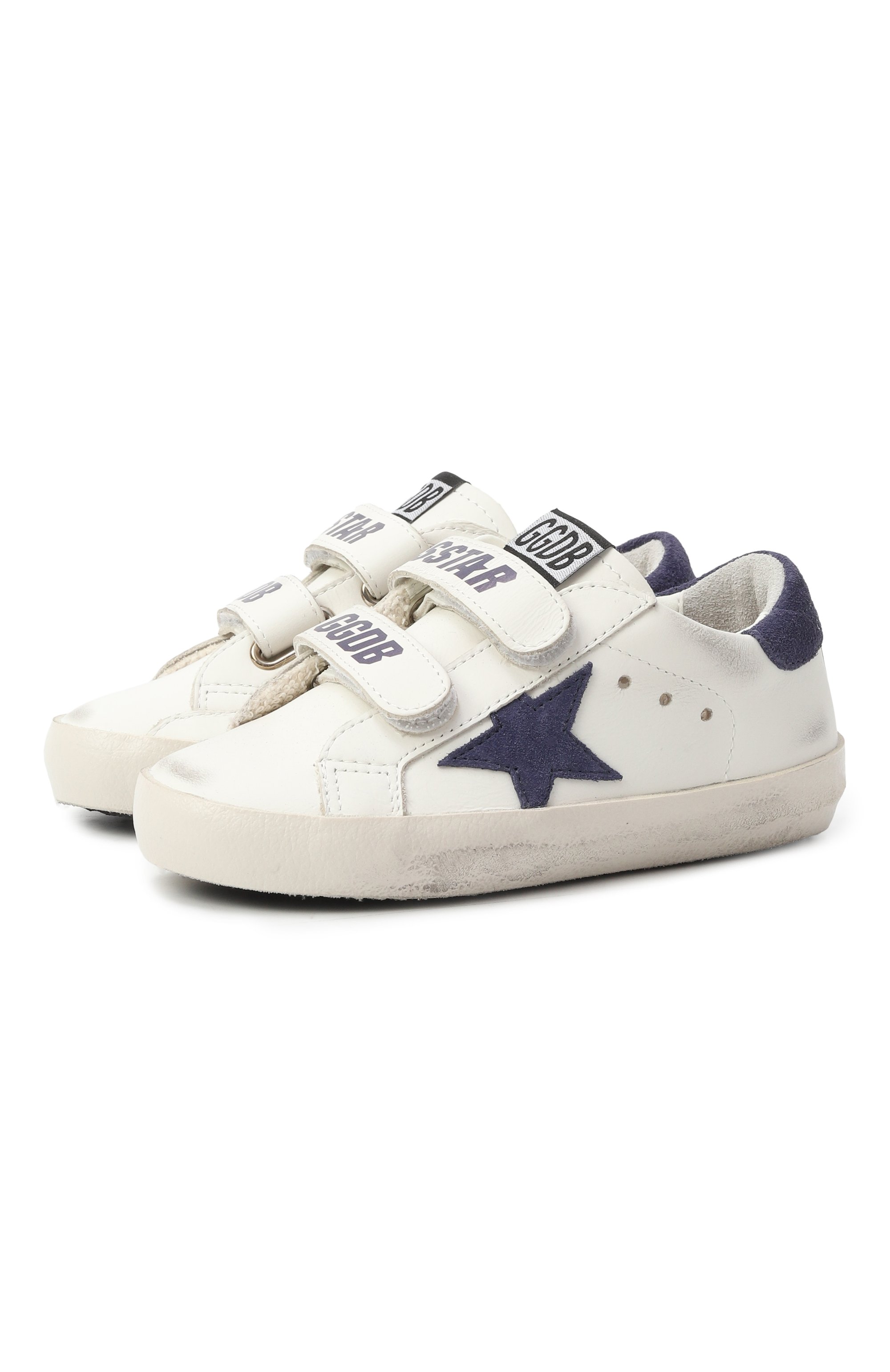 Кожаные кеды old school GOLDEN GOOSE DELUXE BRAND, арт. GJF00111.F000418, фото 1