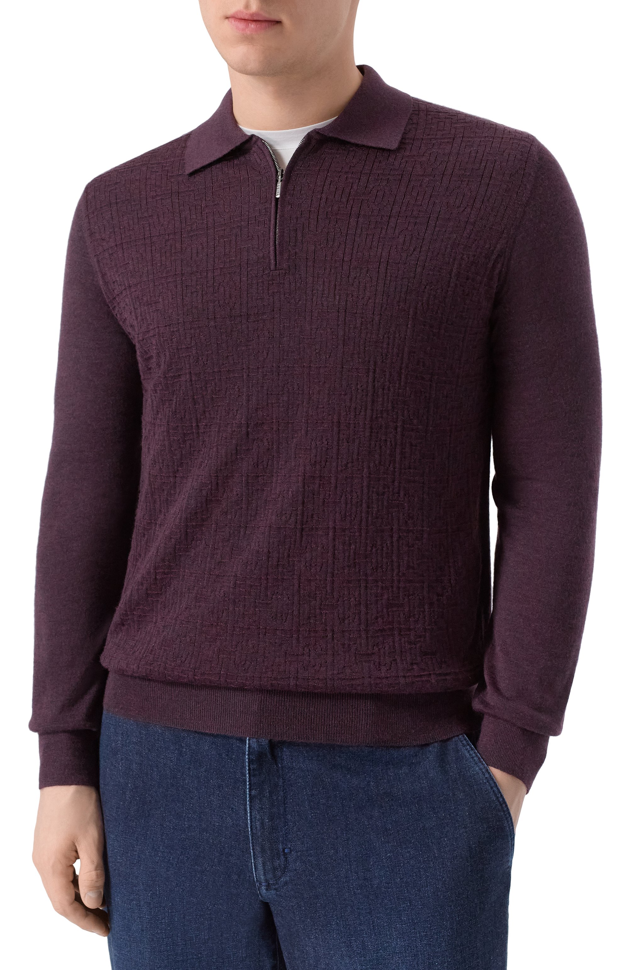 Поло из кашемира и шелка ZILLI, арт. KZP001M0330VMSH00, фото 3