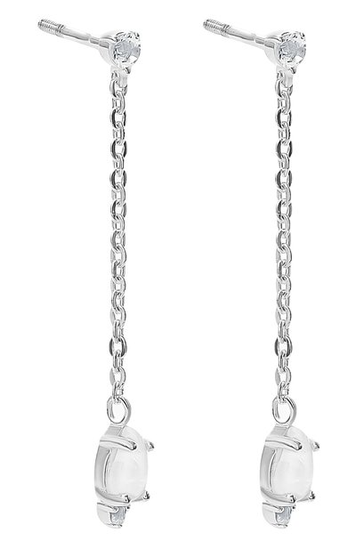 Серьги water с лунными камнями MOONKA, арт. wt-er-mns, фото 3