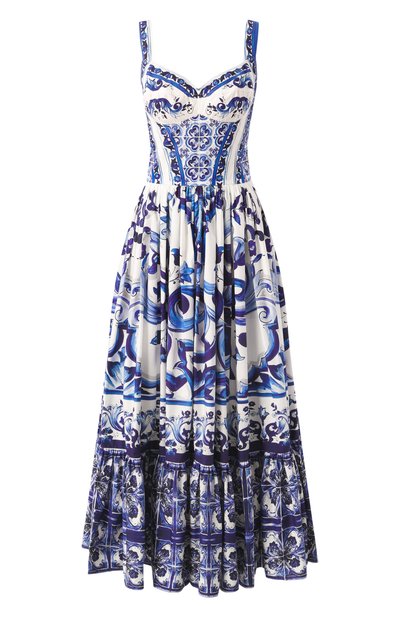 Женское хлопковое платье DOLCE & GABBANA, арт. F6AEIT/HH5A1