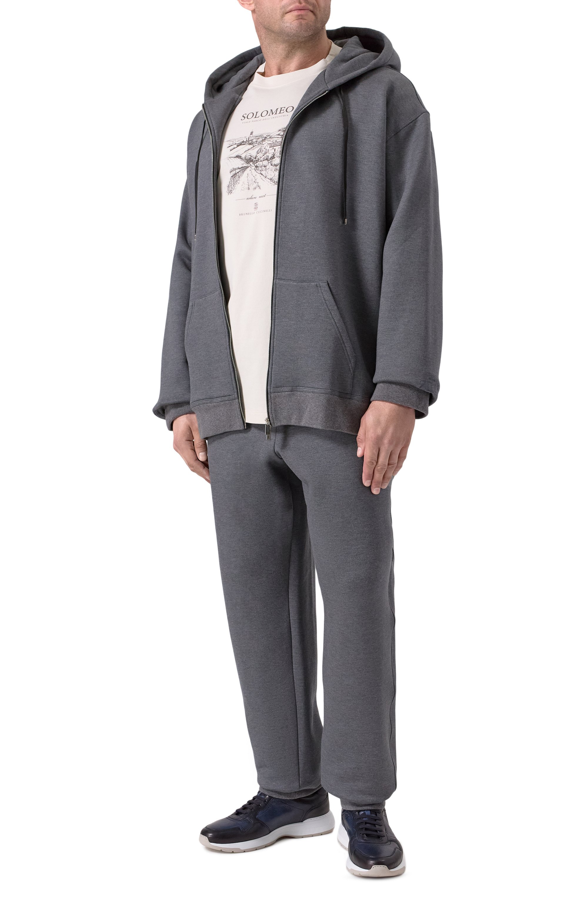 Хлопковая футболка BRUNELLO CUCINELLI, арт. M0B138454W, фото 2