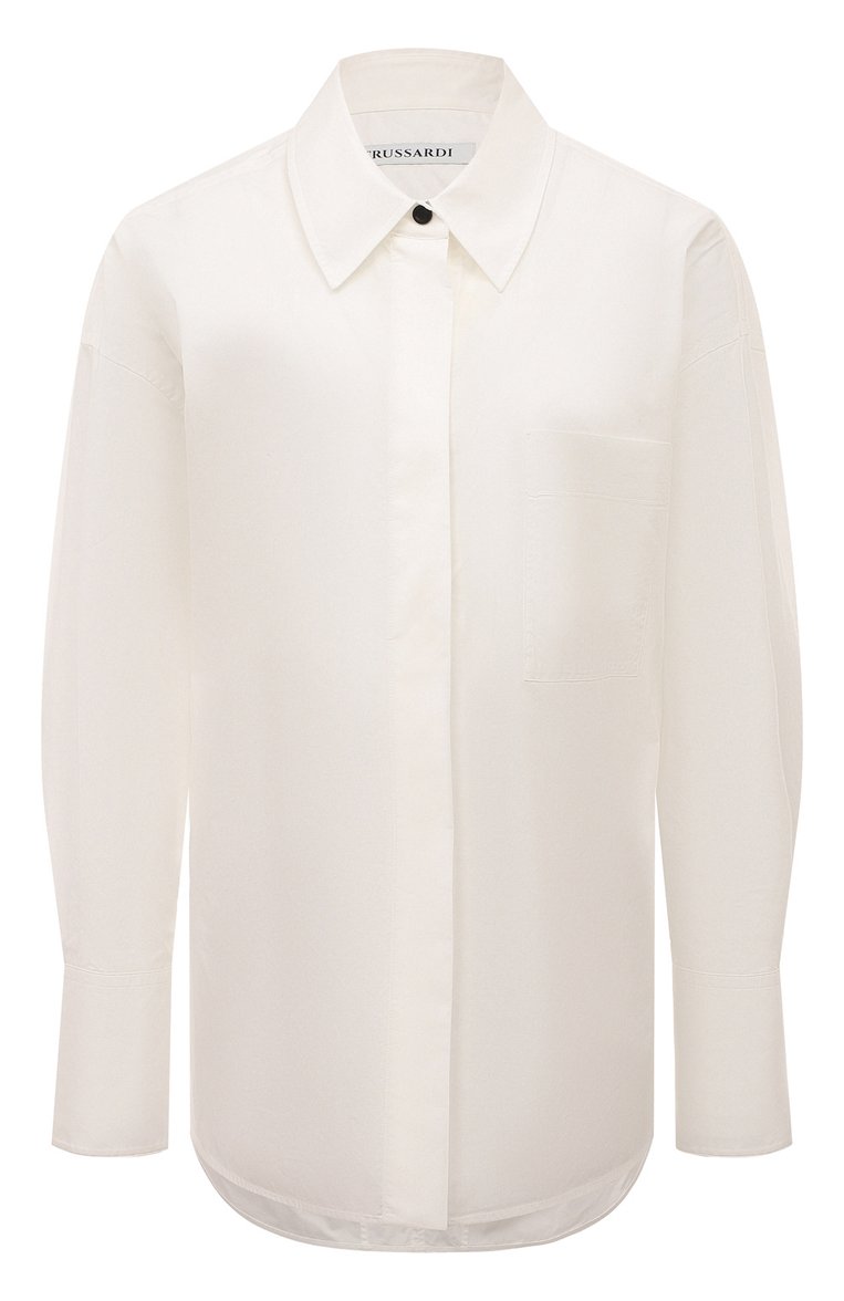 Хлопковая рубашка TRUSSARDI, арт. 56C00594-1T006183, фото 1