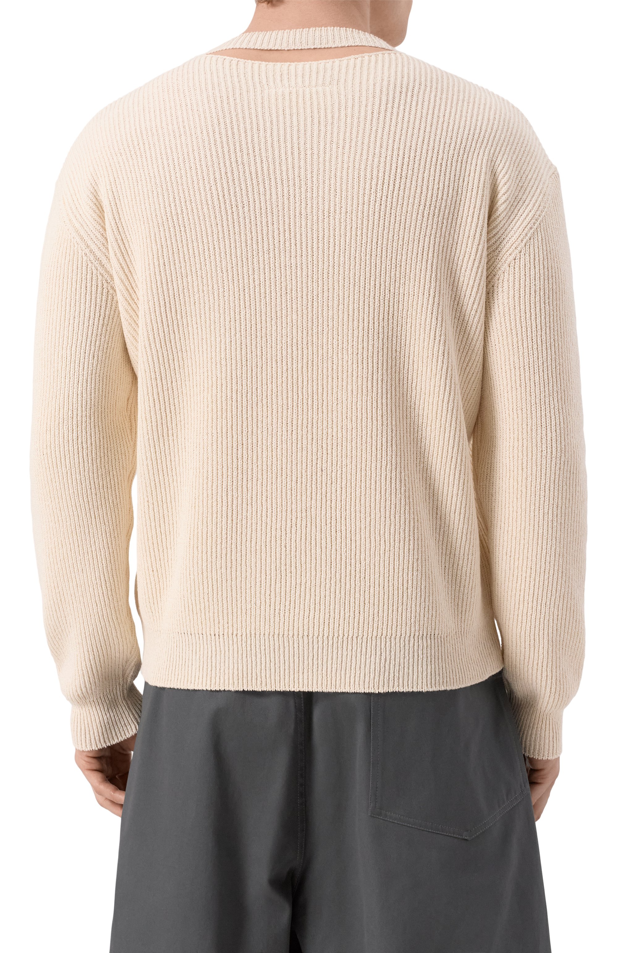 Хлопковый свитер MM6, арт. SH2HL0022/M13124, фото 4