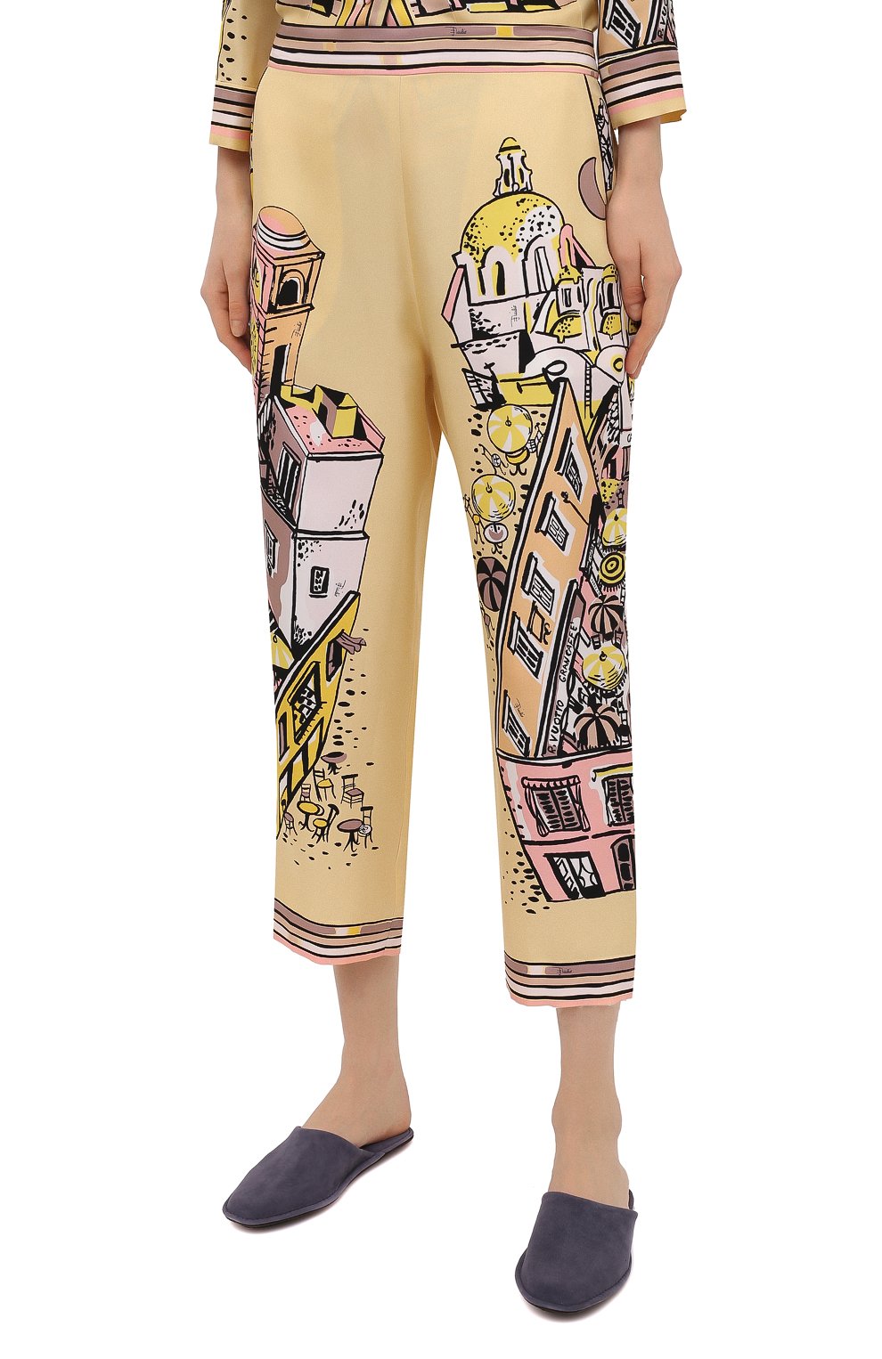 Шелковые брюки EMILIO PUCCI, арт. 1HRT20/1H721, фото 3
