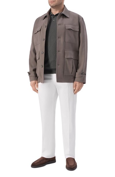 Мужские брюки из лиоцелла и хлопка STEFANO RICCI, арт. M1T6200410/LYCT1U