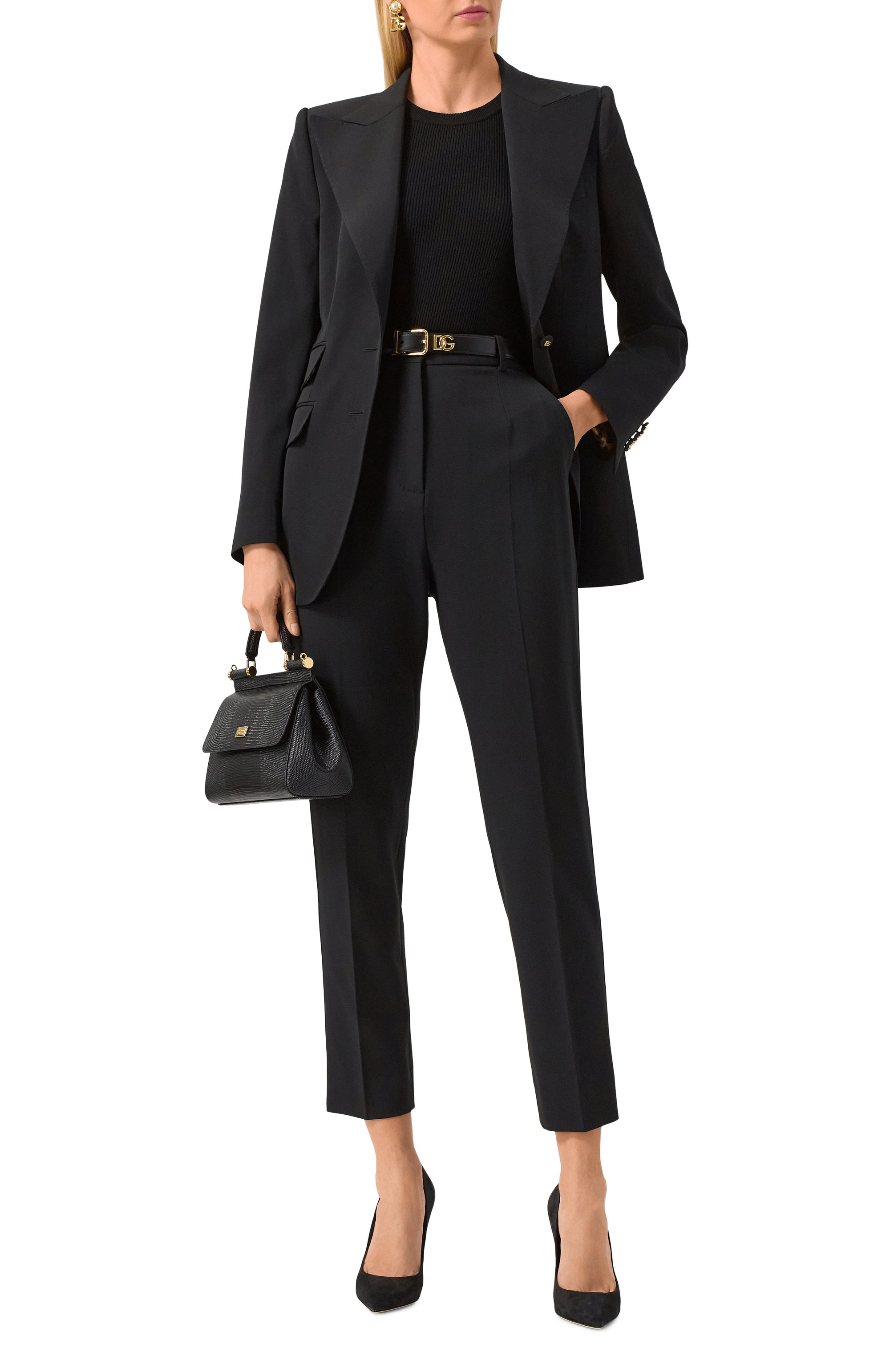 Шерстяные брюки DOLCE & GABBANA, арт. FTAM2T/FUBGC, фото 2